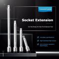 1/4" 3/8" 1/2" Drive Extension Set Socket Ratchet Wrench Extension Bar,50/100/150/250mm Ratchet Wrench Socket Extender Hand Tool. 