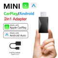 NEW 2in1 Wireless CarPlay Android Auto Wireless Adapter Smart USB Dongle Mini Box Plug And Play WiFi Fast Connect. 