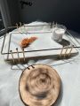 Custom Luxury Serving Tray Jewellery Display Custom Decorative, Tray Jewelry Dish Makeup Organizer for Dresser. 