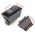 Universal 12V 20A 2 Way Momentary Electric Window Aerial Up Down Rocker Switch Car Aerial Push Fit. 