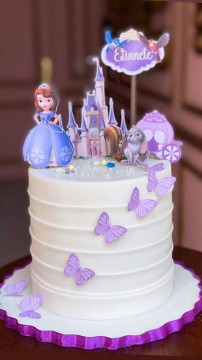 sofia the first cake toppers set