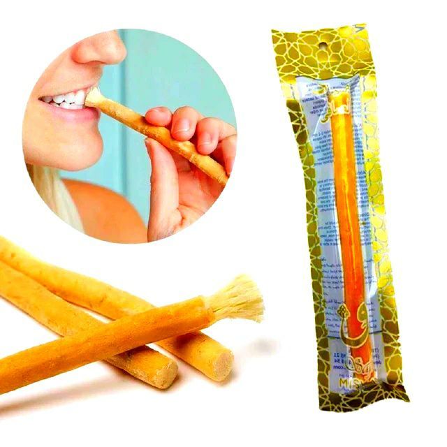 3 PCS Fresh Natural Organic Toothbrush Miswak Teeth Cleaning Wood Soft Miswaak Dental Care Plasterboard Crystals Cleanliness