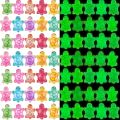 50/100 Pcs Cute Mini Luminous Turtle Ornaments Glowing in The Dark Miniatures Turtle Micro Landscape Kids Toys Home Decor  home decoration item. 