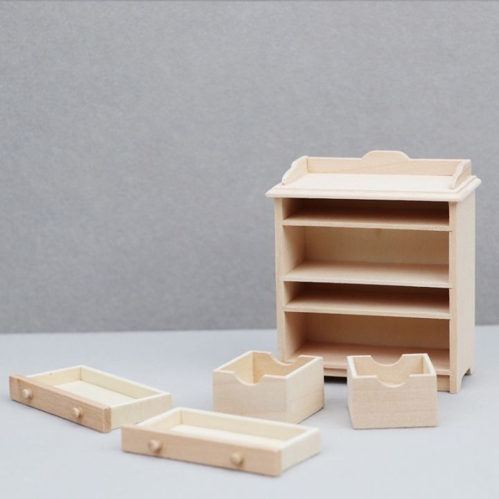 1%20Pc%201:12Scale%20Dollhouse%20Miniature%20Wooden%20Cabinet%20Model%20Playhouse%20Furniture%20Living%20Room%20Bedroom%20Mini%20Storage%20Cabinet%20Ornament%20-%20Image%202