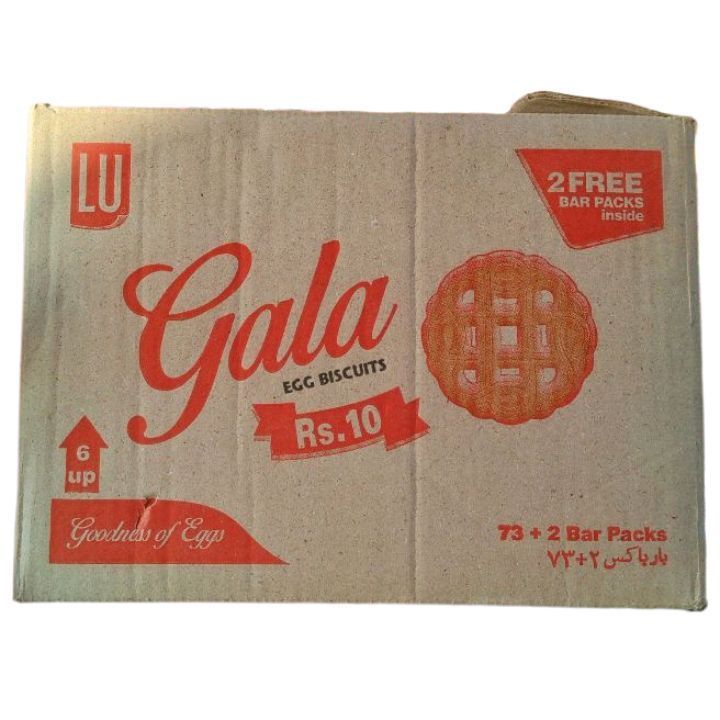 Original Lu Gala Egg Biscuits (Pack Of 73+2 Pieces Free=75) Box Pack Jumbo Box Bar Packs Goodness Of Eggs