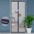 Anti-mosquito Curtain Mosquito Netss for Window Fly Screen Automatic Closing Door Household Ventilation Curtains Magnetic Net. 