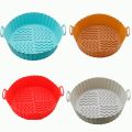 Kitchen Gadgets Round Air Fryer Silicone Liner 6.8 Inch for 5 To 8 Quarts Non stick Reusable Easy To Clean Kitchen Accessories. 