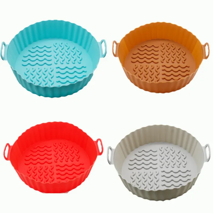 Kitchen%20Gadgets%20Round%20Air%20Fryer%20Silicone%20Liner%206.8%20Inch%20for%205%20To%208%20Quarts%20Non%20stick%20Reusable%20Easy%20To%20Clean%20Kitchen%20Accessories%20-%20Image%202