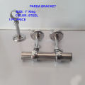 8pc Steel Perda Pipe Bracket, curtain pipe bracket. 