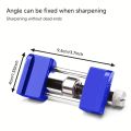 Honing Guide Chisel Sharpening Jig For Chisels And Planes, Adjustable Angle Guide Sharpener Jig Sharpening Stone Holder. 