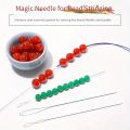 7pcs Stainless Steel Bead Needles Magical Fine Bead DIY Jewelry Making Tools Handicrafts Bead Accessories Sturdy Durable Flexib.