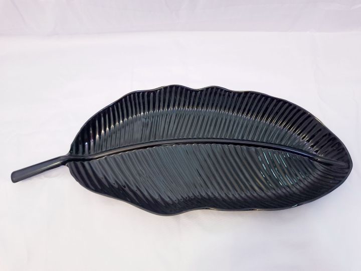 Melamine Leaf Shape Big Dish and Serving Tray C.M 32 × 20 | Daraz.lk