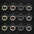 Transparent Sakura Finger Ring Stand Sticker Folding 360 Degree Rotation Cute Clear Ring Holder for iPhone Samsung Xiaomi Huawei. 