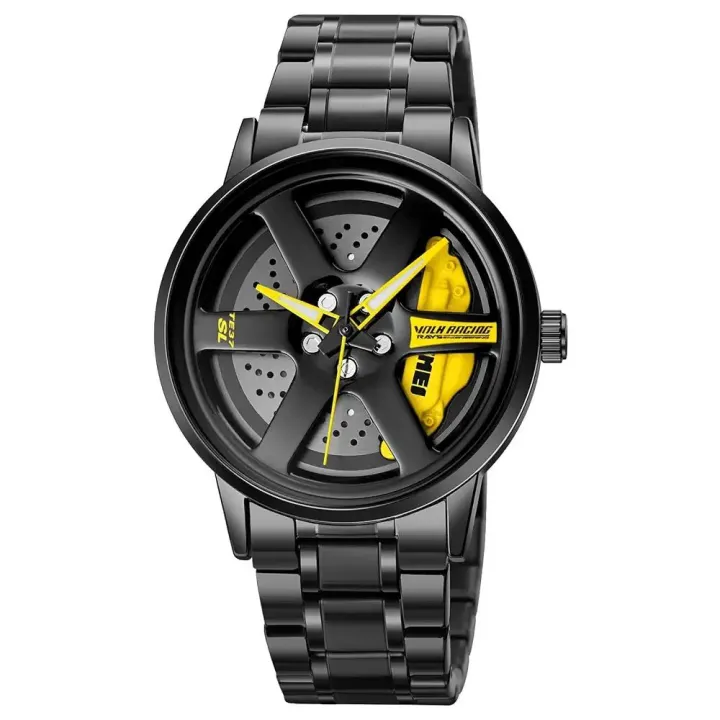 Skmei%201787%20Men's%20Analog%20Sports%20Watch%20Rolling%20Wheel%20Dial,%20Stainless%20Steel%20Strap,%20Water%20Resistant%20Brake%20Disc%20Design%20Wristwatch%20-%20Image%208