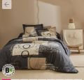 Badsheets full printed soft fabric cotton tiger print and plants. 