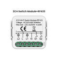 GIRIER Tuya Smart WiFi Switch Module RF433 DIY Breaker Relay Neutral Wire Required Supports 2-way Control Works Alexa Hey . 