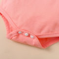 3PCS Baby Girl Clothes Outfits for 0-18 Months Ruffled Sleeve Lovely Rabbit Bodysuit+Flower Shorts+Headband Summer Casual Wear. 
