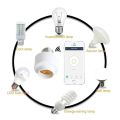Tuya WIiFi BL E27 Socket Smart Lamp Holder Base Light Bulbs Adapter Kitchen Bedroom Light Switch Alexa  Home Voice Control. 