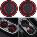2pcs Car Water Coasters for Automobiles, General Motors Cup Holder Coasters - Anti-Slip and Dust-Proof Internal Protective Pads.
