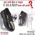 Titex Champs Black School Shoes For Boys. 