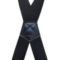 Suspenders for Men Work 3.8cm Wide 2 Plastic Clips Heavy Duty Big and Tall Trucker Suspenders Adjustable Elastic Trouser Braces.