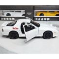 1:24 MAZDA RX7 alloy diecast model car lights sound. 