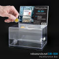 Tos302-comment box, donation box, clear tip box, D-509 key lock, tip box, donation box, donation box, tip box, tip box, plastic tip box tipbox tip box. 