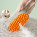 3 In1 Dog Steamer Brush Cat Steam Brush Electric Spray Cat Hair Brush For Massage Pet Grooming Cat Hair Brush For Removing. 