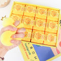 Squishy Square Cheese Squeeze Toys Slow Rebound Push Stress Relief Sensory Toy Soft Butter Cheese Fidget Toy Christmas Present.