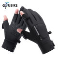 GTUBIKE Winter Fishing Gloves 2 Fingers Flipped Waterproof Winter Gloves Windproof Photography Men and Women Warm Fishing Tools.