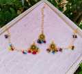 Indian bahubali tikli earrings for women. 