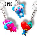 BTS Keychain And Keytegs Collectible Items. 