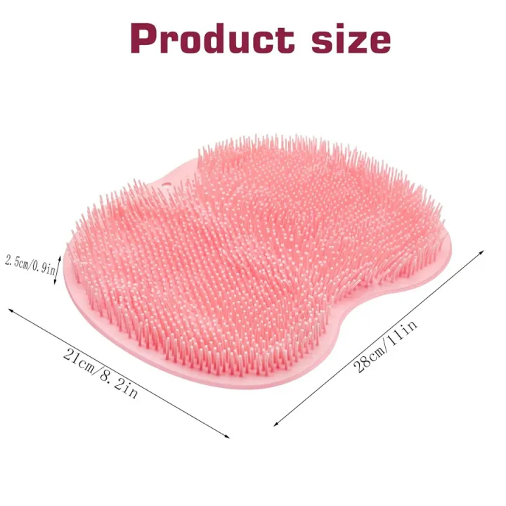 Shower%20Foot%20Scrubber%20Mat%20Back%20Washer%20Exfoliating%20Bath%20Wash%20Pad%20Wall%20Mounted%20Slip%20Suction%20Cups%20for%20Use%20in%20Cleaner%20Men%20and%20Women%20-%20Image%205