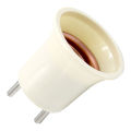 Light Socket to Plug Adapter E27/E26 Light Bulb Socket Adapter to Holder Light Socket Base E27 To EU Holder Plug Screw To Switch Holder Bulb E27 Converter To EU. 