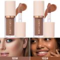 BEAUTY GLAZED 2pcs Face Makeup Set,Concealer Liquid Foundation+Cream for Contouring,Long-lasting Waterproof Matte Full Coverage. 