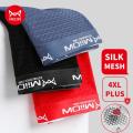 MiiOW 3-Pack Men's Mesh Boxer Briefs - Antibacterial Ice Silk Underwear, Breathable & Comfortable (XL-4XL). 