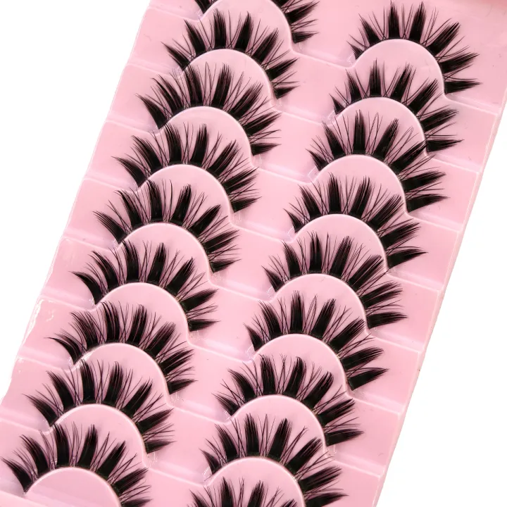 HBZGTLADFalse%20Eyelashes%20Cosplay%20Spiky%20Lashes%20Mink%20Dramatic%20Manga%20Anime%20Lashes%20Thick%20Fake%20Eyelashes%20Extensions%20Doll%20Strip%20Lashes%20-%20Image%203