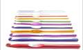 Aluminium Crochet Hook Set 12 pcs. 