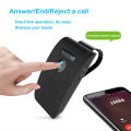 Bluetooth 5.0 Handsfree Car Kit Hifi Speaker 2W Wireless Audio Receiver MP3 Music Player Noise Cancelling Sun Visor Clip. 