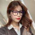 Fashion glasses, blue light filter glasses, Korean-style round frame glasses men and women, blue light protection glasses. 