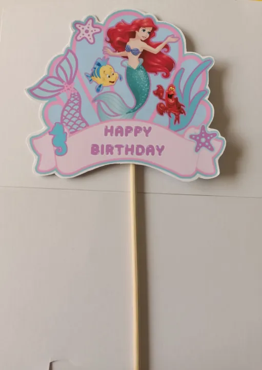 Customize%20PRINCESS%20%20Cake%20Topper,%20Little%20Mermaid%20Cake%20Topper,%20Little%20Mermaid,%20Little%20Mermaid%20Party%20Supplies%20with%20name%20-%20Image%203