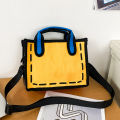 Women Casual Shoulder Bag 2D Bags Crossbody Bag Casual Comic Handbag Novelty Summer Contrast Colors Fashion 3D Drawing Tote Bag. 