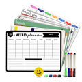 A3 Magnetic Weekly & Monthly Planner Whiteboard Fridge Magnet Flexible Daily Message Drawing Refrigerator Bulletin White Board. 