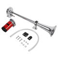 12v 150db Super Loud Single Trumpet Air Horn Compressor Car Boat Truck Lorry. 