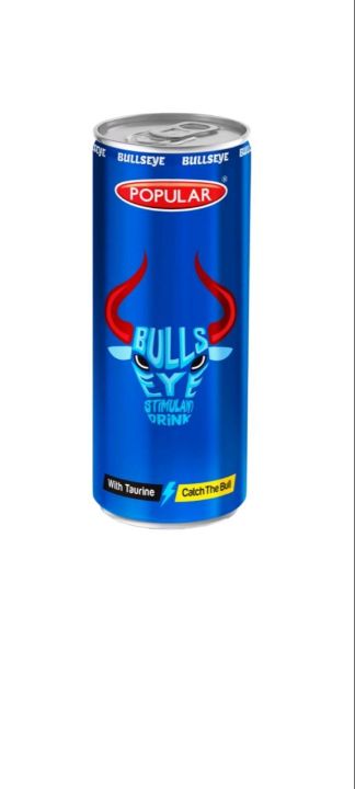 pack of 12 popular bulls eye energy drink 250 ml