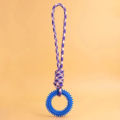 Supet Interactive Training Pet Toy Ring Spiked Ring Dog Teeth Cleaning Pet Supplies. 