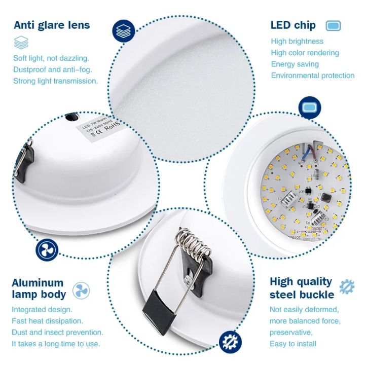 10Pcs/Lot%20LED%20Downlight%20Recessed%20Ceiling%20Lamp%20DC12V%2024V%205W%209W%2012W%2015W%2018W%20Cold%20White/Warm%20White%20Led%20Spotlight%20AC110V%20220V%20-%20Image%202