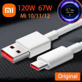 6A USB Type-C Turbo Charging Cable – Supports 33W/65W/120W Fast Charge For Xiaomi Mobile. 