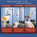 1pcs Kitchen Three-mode Universal 360° Swivel Extension Faucet Splash-proof Nozzle Sink Multi-function New. 