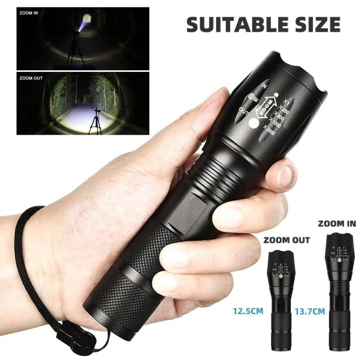 Torch%20-%20Mini%20LED%20Micro%20USB%20Charging%20with%20Cable%20and%20Case%20-%20Powerful%20Flashlight%203800LM%20XPE%20COB%20Small%20Rechargeable%20-%20FlashLight%20Zoomable%20-%20Image%205